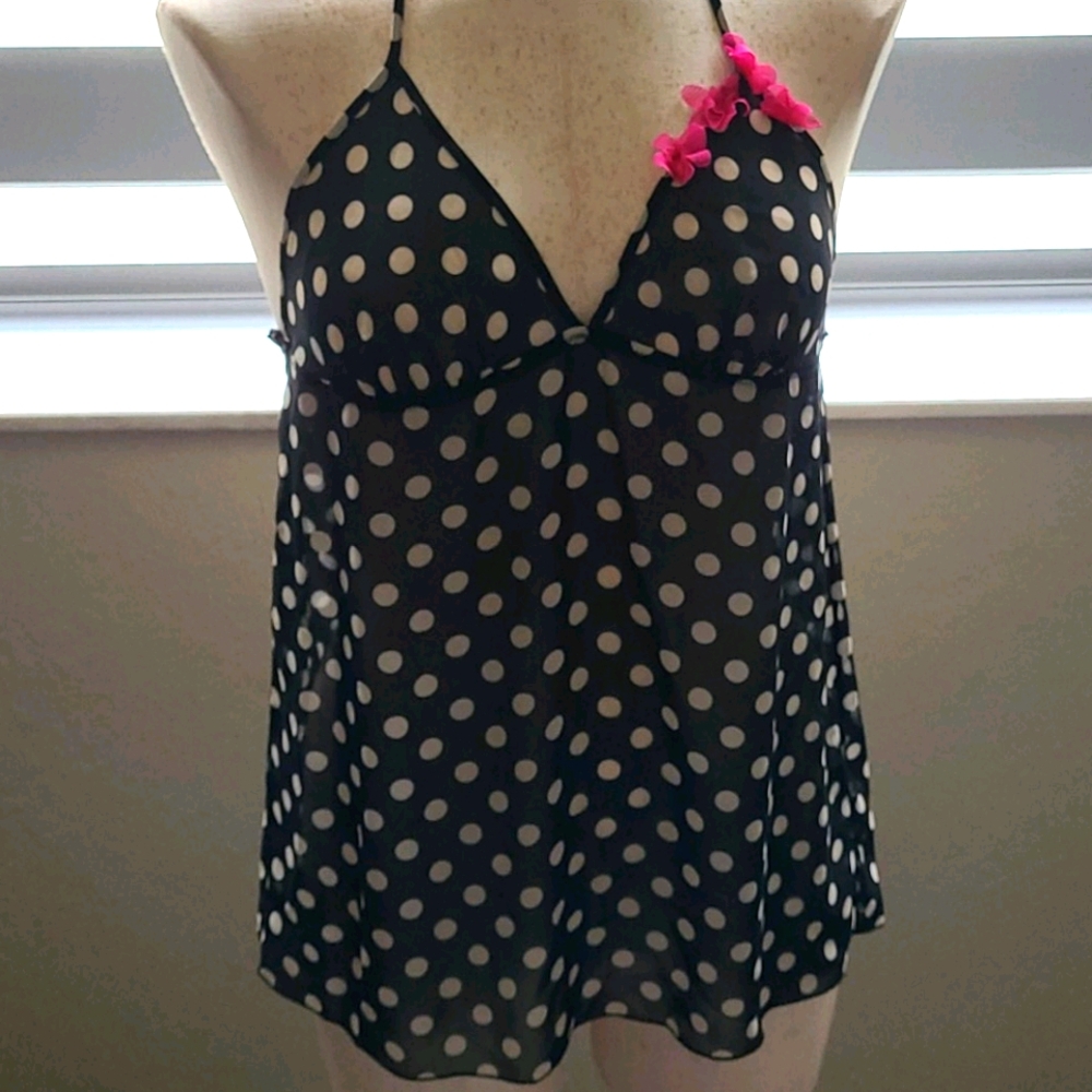 Victoria Secret polka dot lingerie top